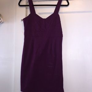 Purple slip on dress